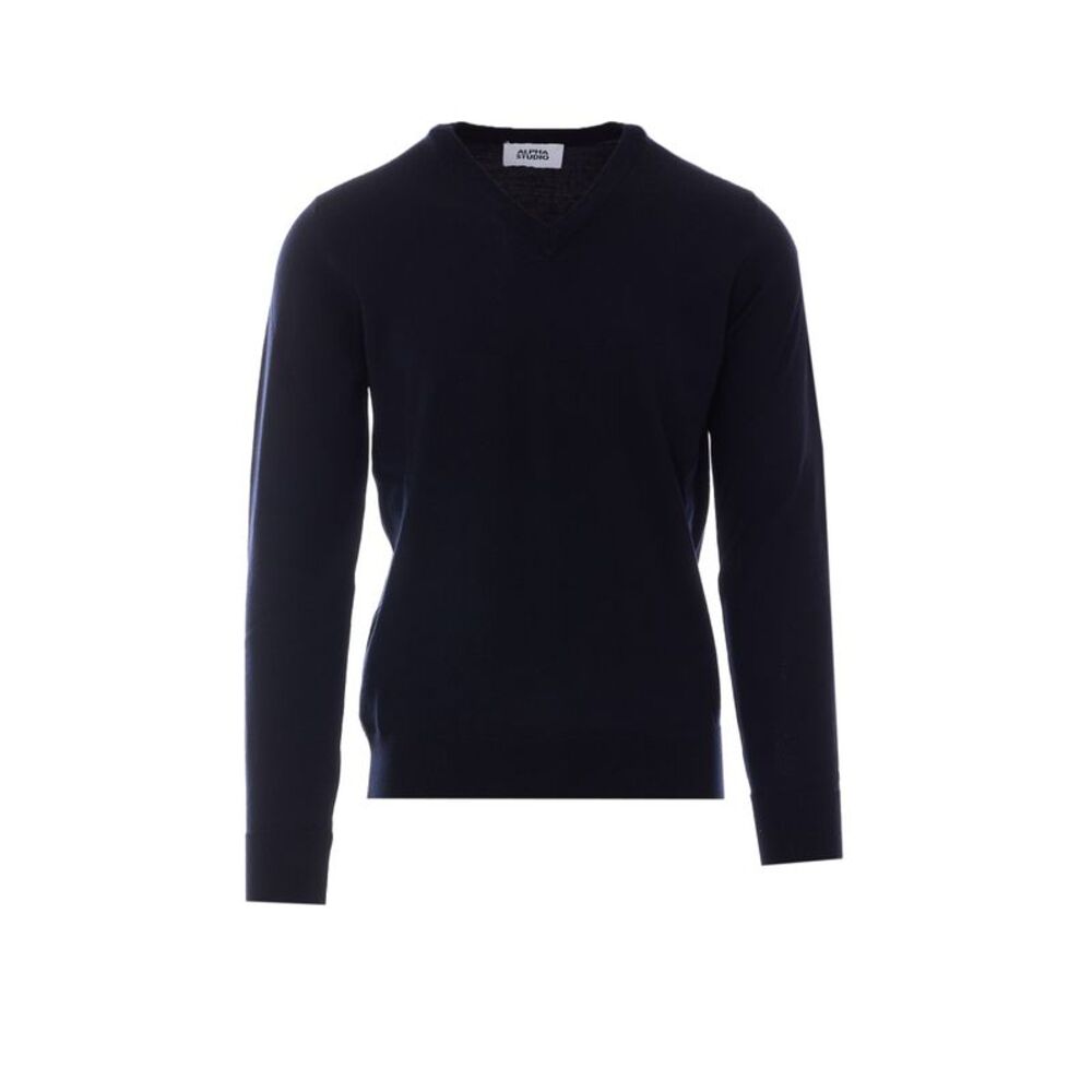 Alpha Studio Men V-Neck Sweater